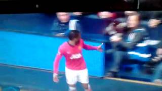 Evra gets his arse grabbed by fan [upl. by Faux806]