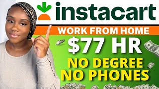 INSTACART WORK FROM HOME  REMOTE JOBS 2023 ONLINE JOBS [upl. by Euqitsym]