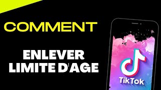 Comment enlever la limite dâge sur TikTok mode restrient TikTok [upl. by Carrel624]