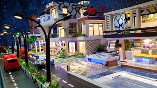 Mini HouseHow to Make Miniature City Model Finished 21TamHandmade [upl. by Selec13]