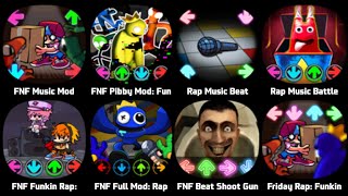 FNF Rainbow Friends FNF Fall Guys FNF Sonic FNF Last Reel FNF Indie Cross FNF Impostor V4 [upl. by Oilisab]