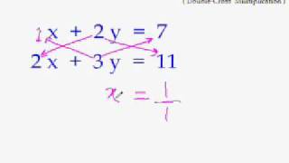 EasyCal 17  Simultaneous Eqns 2  Faster Way to Solve Simultaneous Eqnswmv [upl. by Locin452]