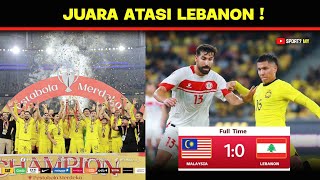 Harimau Malaya Juara Pestabola Merdeka 2024 Atasi Cabaran Getir LEBANON [upl. by Elletsirhc941]