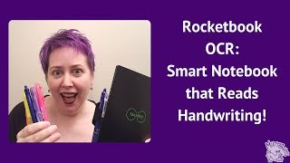 Rocketbook OCR This Smart Notebook Reads Handwriting [upl. by Engenia]