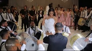 ARAB WEDDING  Bride and Groom grand entry [upl. by Iek]