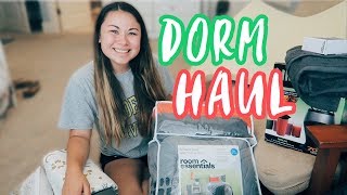 COLLEGE DORM HAUL 2017 FRESHMAN [upl. by Anikehs]