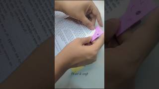 Diy Paper bookmarkbeautiful bookmark with paper easy bookmark tutorialbookmark [upl. by Doloritas]