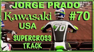 Jorge Prado on Kawasaki Riding Supercross MX vs Atv Ledgeds Online Game Play [upl. by Ytsanyd]