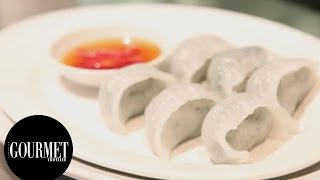 Kylie Kwongs steamed vegetable dumplings  Gourmet Traveller [upl. by Laiceps]