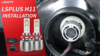 How to Install the All New LSplus H11 LED Bulb [upl. by Gierc201]