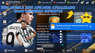 FIFA Mobile 2023 como ter dinheiro infinito no FIFA  23 apk mod [upl. by Brianne258]