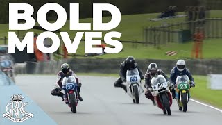 Intense overtakes  2022 Hailwood Trophy part 2 highlights  Goodwood 79MM [upl. by Leonard]