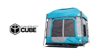 EZ UP® Camping Cube™ Sport tent  Set Up and Features [upl. by Cristen209]