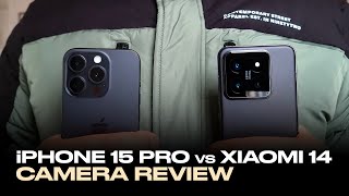 Xiaomi 14 vs iPhone 15 Pro  Camera Review  4K Footage  Test [upl. by Aztirak]