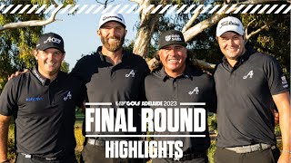 Final Round Highlights  LIV Golf Adelaide [upl. by Sikleb]