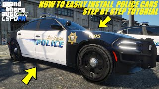 How To Easily Install Police Car Mods amp ELS Into GTA 5 Step By Step [upl. by Neelyahs522]