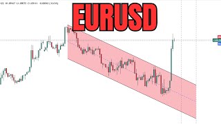 EURUSD technical chart analysis for upcoming week eur usd eurusd [upl. by Yenruoc811]