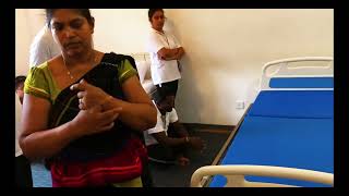 Unoccupied bed making nursing procedure for NVQ 3 caregiver caretakers sinhala nursing [upl. by Seni]