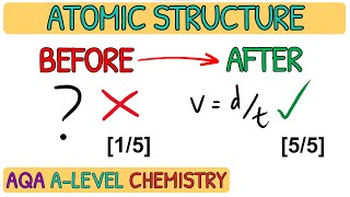 Atomic Structure  Every Calculation Equation To Remember｜AQA ALevel Chemsitry [upl. by Ripley]