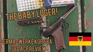 Erma Werke KGP 68A  380 ACP Review Is the Baby Luger any Good [upl. by Slen830]