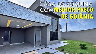 SURREAL VEJA SÓ QUE CASONA DE ESQUINA CHIQUE NO RESIDENCIAL TEMPO NOVO EM GOIÂNIA [upl. by Enal]