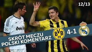 Borussia Dortmund  Real Madryt 41 Liga Mistrzów 201213 Polski Komentarz ᴴᴰ [upl. by Wight]