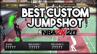 BEST CUSTOM JUMPSHOT FOR CENTERS IN NBA2K20 [upl. by Eehc]