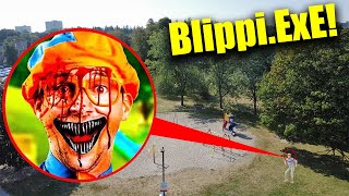 Drone CATCHES CURSED BlippiEXE at Stromedys House He Possessed my ROOMMATE [upl. by Negiam]