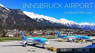 INNSBRUCK PLANESPOTTING 2019  ONE OF THE MOST SCENIC AIRPORTS [upl. by Schiff637]