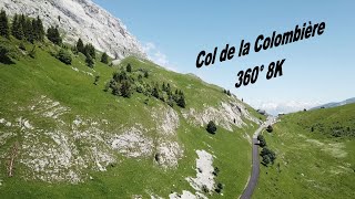 Col de la Colombière  Vidéo à 360°  8K  Goldwing 1800 [upl. by Avuha]