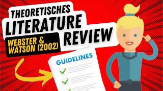 Theoretisches Literature Review nach Webster amp Watson 2002 7SchritteTutorial 📝 [upl. by Duyne]