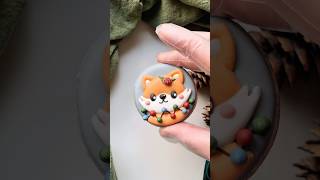 🦊Simle Christmas cookie decorating for beginners cookiedecorating christmas royalicing [upl. by Tneicniv]