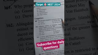 Organism and population class 12 NEET PYQ SERIES Biology neet ncert aiimsdelhi neetmotivation [upl. by Chapel]