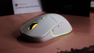 unboxing KEYCHRON M3 MOUSE 💭 comparison with viper mini  one month review 🔖🗝️ [upl. by Redla]