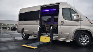 HandicapAccessible 2020 Ram ProMaster 8 Passenger Conversion Van by Waldoch  29955T [upl. by Neerbas22]