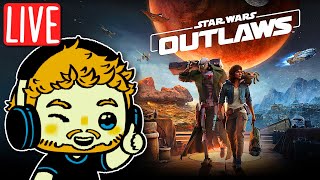 Playing STAR WARS OUTLAWS LIVE  Early Access  Thank you Gamesplanet UK ad [upl. by Fayre]