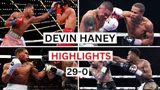 Devin Haney 290 All Knockouts amp Highlights [upl. by Netsirt]