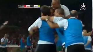 Maroc vs Gabon but 2 0 Khalid Boutaib Football Qualifications CDM 2018 [upl. by Chassin]