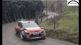 TESTS PRE RALLYE MONTE CARLO 2019  ELAPPIJFERM CITROEN C3 WRC  MISTAKE amp SHOW By ArdechoRallye [upl. by Lodge785]