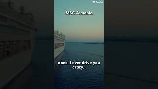 MSC Armonia the first ship MSC World Europa one of the newest ships [upl. by Lachance690]