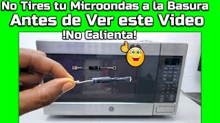 Microondas General Electric No calienta tiene un sonido fuerte mira que fácil Se Reparan [upl. by Ahsinam999]