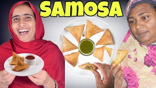 Tribal People Try Samosas [upl. by Kopple]