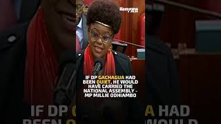 If DP Gachagua had been quiet he would have carried the National Assembly  MP Millie Odhiambo [upl. by Harriette]