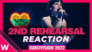 Lithuania Second Rehearsal Monika Liu quotSentimentaiquot  Eurovision 2022 Reaction [upl. by Thorne]