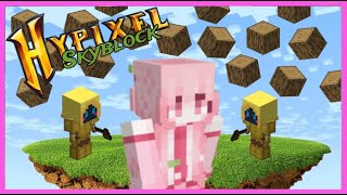 I Played Hypixel Skyblock But All I Did Was Collect Wood [upl. by Hgielrebmik]