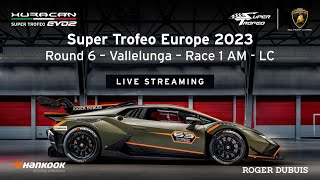 Lamborghini Super Trofeo Europe 2023 – Round 6  Vallelunga Race 1 AM  LC [upl. by Lionello317]