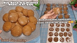 KUE ILAT SAPI KHAS KALIMANTAN  Oleholeh khas Samarinda Enak Lembut Legit 🥰 indahfuncooking [upl. by Rhona465]