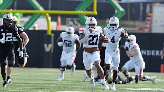 Auburn Football  Jarquez Hunter Touchdown vs Vanderbilt [upl. by Sheets461]