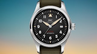 Review IWC Pilots Watch Automatic Spitfire IW326801 [upl. by Lumbard]