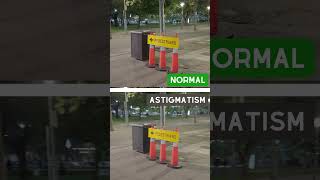 Astigmatism POV vs Normal [upl. by Lionel]